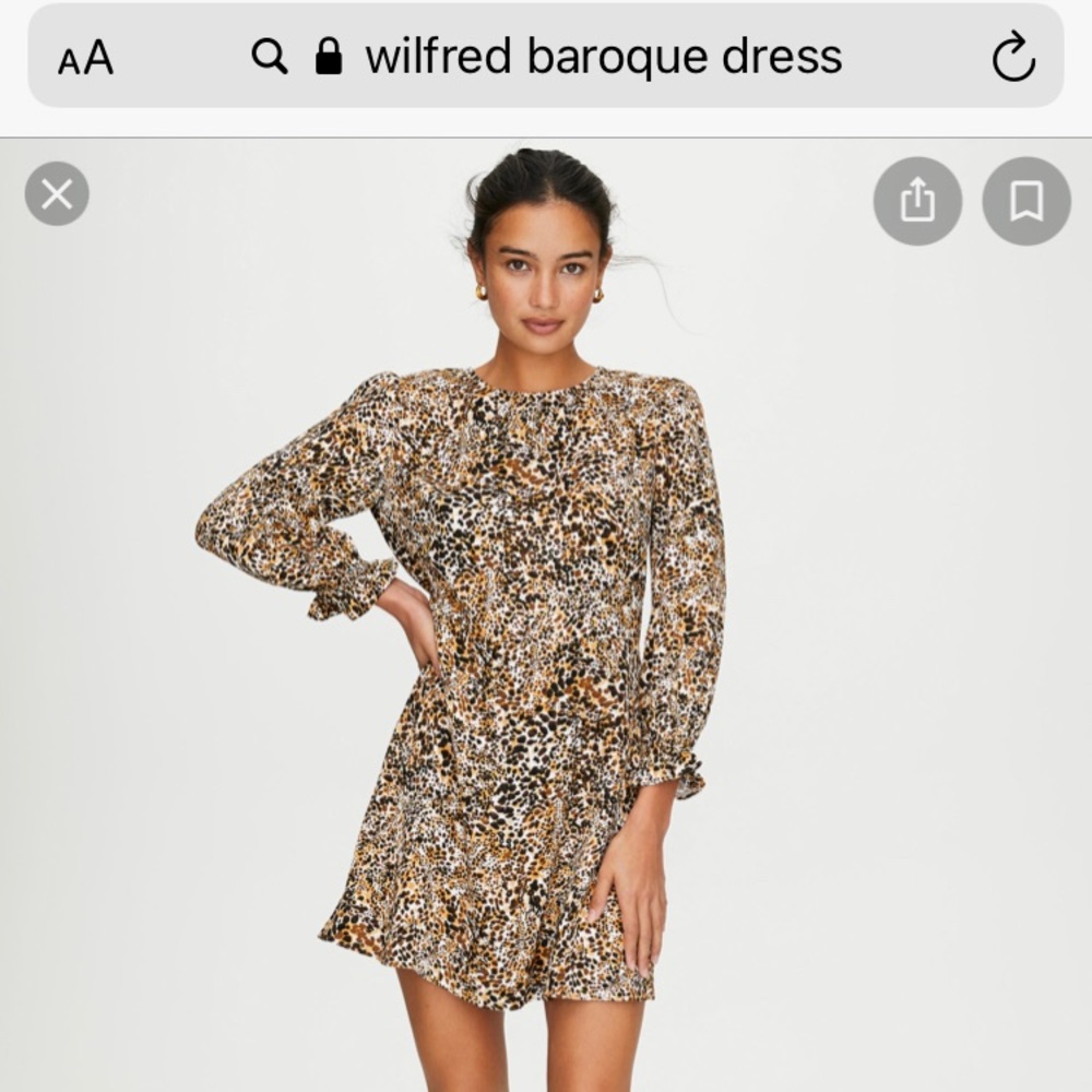 Aritzia Baroque Dress
